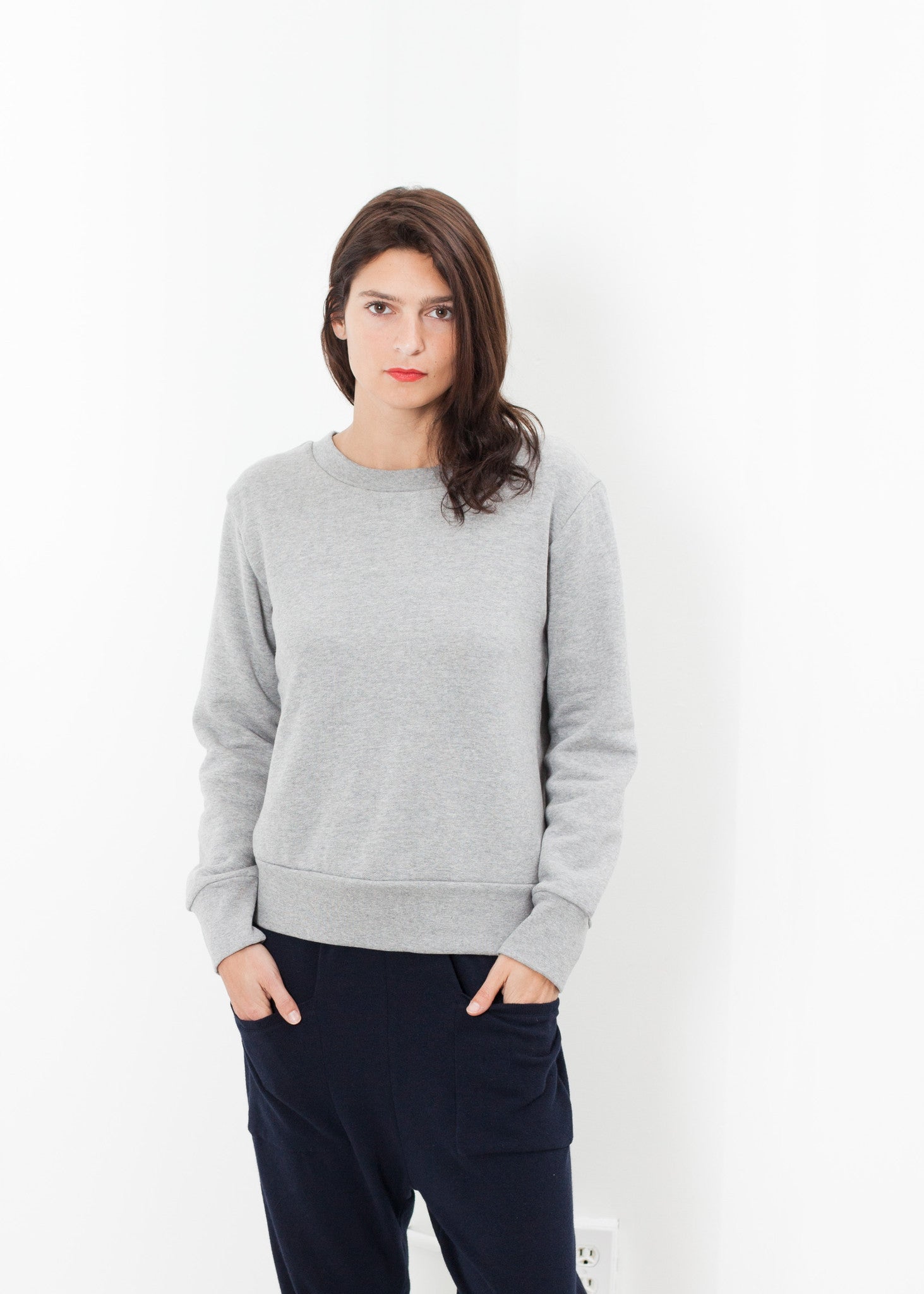 Loopwheeler Sweatshirt in Grey