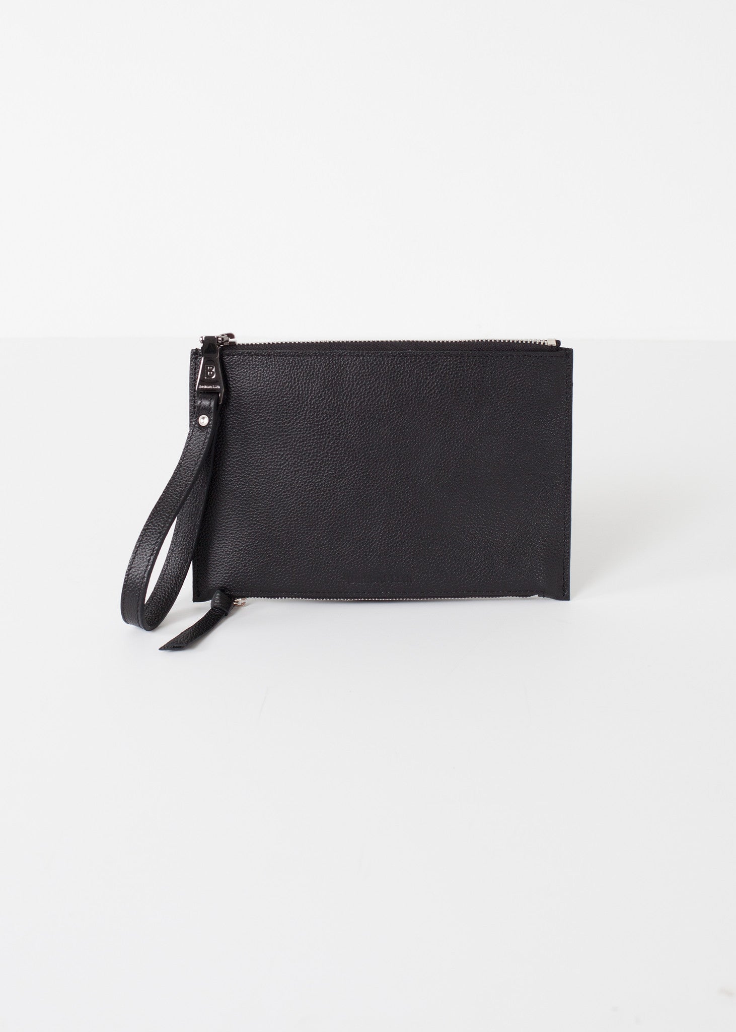 Double Zip Clutch